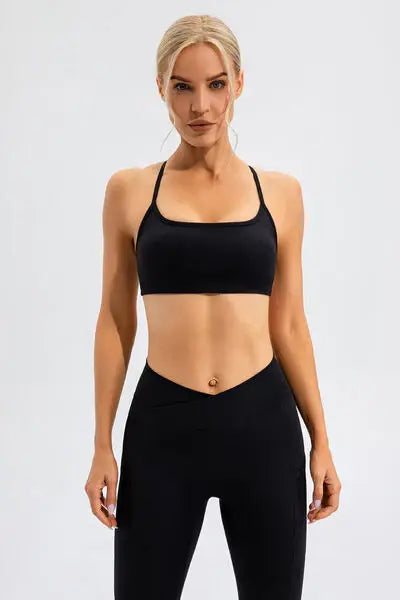 Crisscross Spaghetti Strap Active Cami - Trendsi - Flyclothing LLC