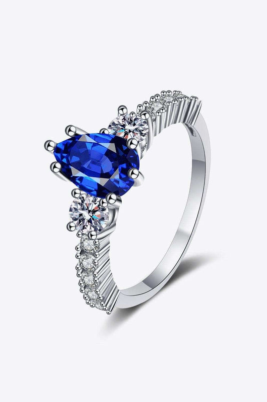 Spinel Pear Shape Ring - Trendsi - Flyclothing LLC