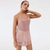 Scoop Neck Spaghetti Strap Knit Cami - Trendsi - Flyclothing LLC