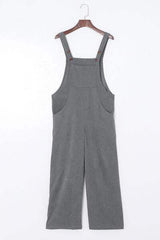 Pocketed Wide Leg Overall - Trendsi - Flyclothing LLC