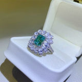 3 Carat Moissanite 925 Sterling Silver Ring - Trendsi