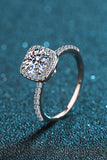 Square Moissanite Ring - Trendsi