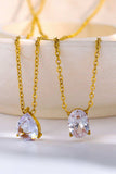 Stainless Steel Geometrical Shape Necklace - Trendsi - Flyclothing LLC