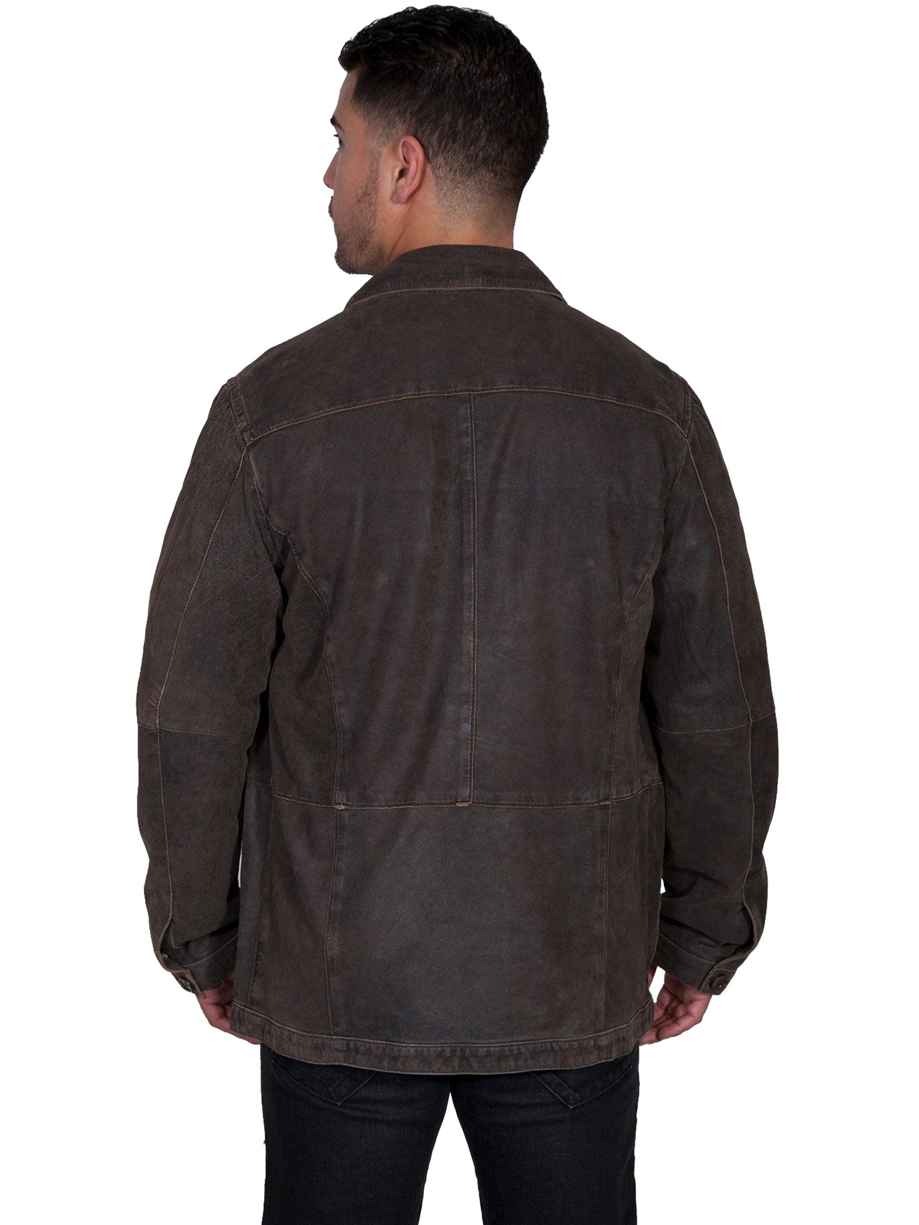 Scully Leather Grey Mens Jacket - Flyclothing LLC