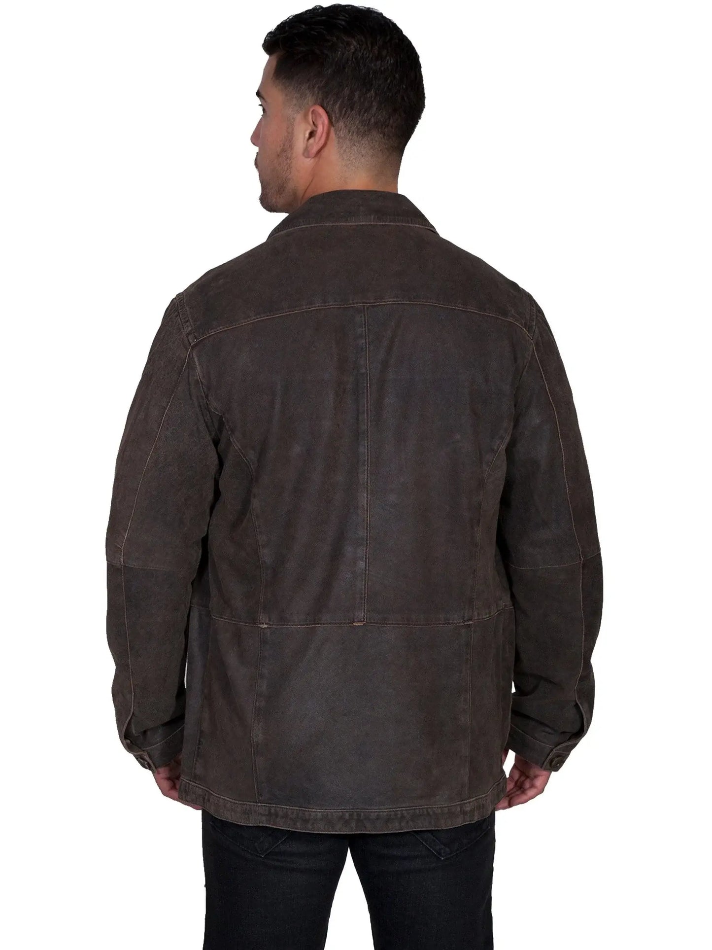 Scully Leather Grey Mens Jacket - Scully Leather - Flyclothing LLC
