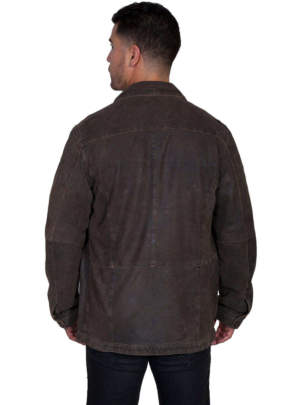 Scully Leather Grey Mens Jacket - Scully Leather - Flyclothing LLC