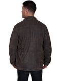 Scully Leather Grey Mens Jacket - Scully Leather