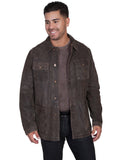 Scully Leather Grey Mens Jacket - Scully Leather