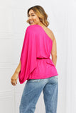 White Birch Forever And Always Full Size One Shoulder Top - Trendsi