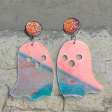 Ghost Shape Acrylic Dangle Earrings - Trendsi