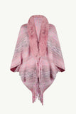 Open Front Fringe Hem Poncho - Trendsi - Flyclothing LLC