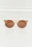 Round Full Rim Polycarbonate Frame Sunglasses - Trendsi - Flyclothing LLC