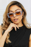 Tortoiseshell Rectangle Polycarbonate Sunglasses - Trendsi - Flyclothing LLC