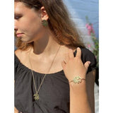 Elephant Pendant Brass Necklace - Asha Handicrafts