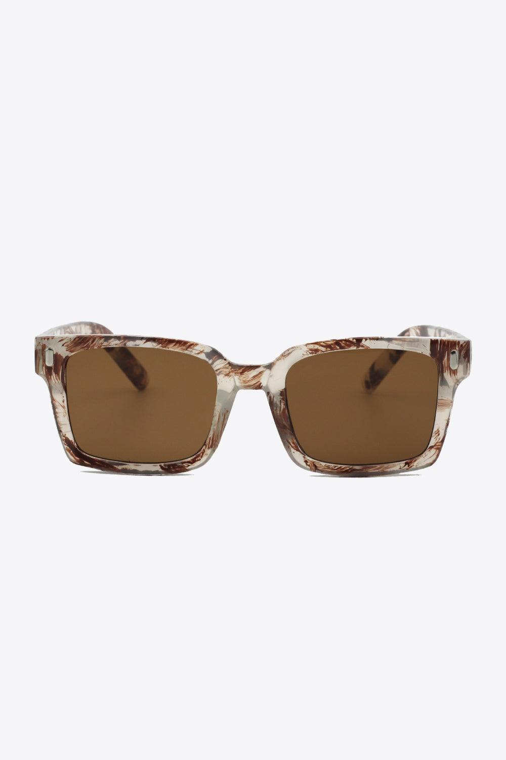 UV400 Polycarbonate Square Sunglasses - Flyclothing LLC