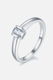 Moissanite 925 Sterling Silver Solitaire Ring - Trendsi - Flyclothing LLC