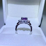 2 Carat Moissanite 925 Sterling Silver Ring - Trendsi
