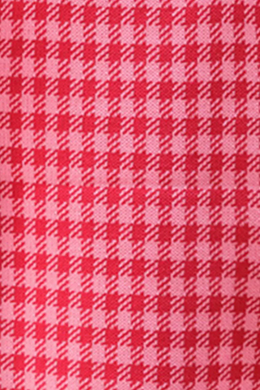 Plaid Round Neck Sleeveless Knit Top - Trendsi - Flyclothing LLC