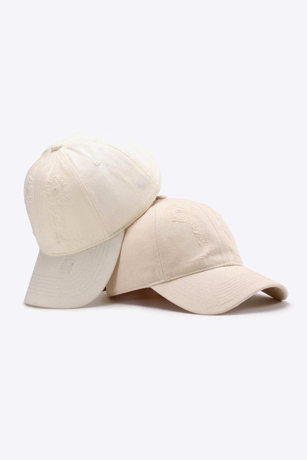 Distressed Adjustable Baseball Cap - Trendsi - Flyclothing LLC