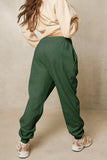 Simply Love Simply Love Full Size Drawstring Flower Graphic Long Sweatpants - Trendsi