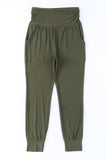 High-Rise Wide Waistband Joggers - Trendsi - Flyclothing LLC