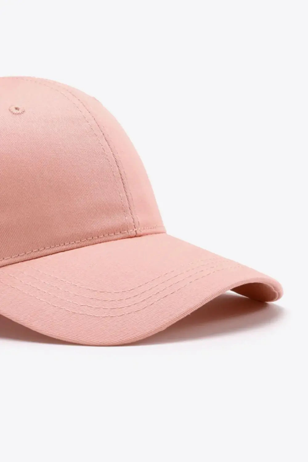 Plain Adjustable Cotton Baseball Cap - Trendsi - Flyclothing LLC
