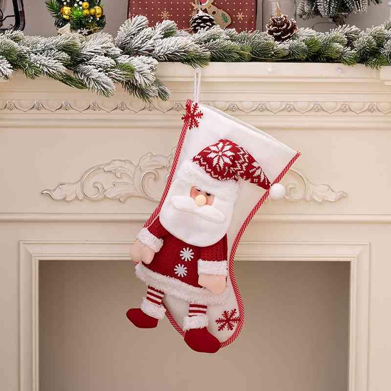 Christmas Stocking Hanging Widget - Trendsi