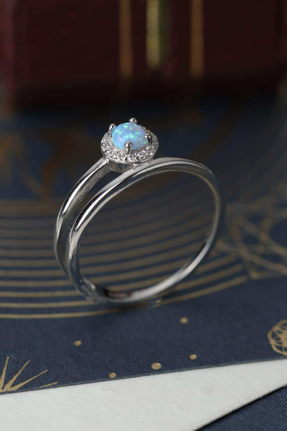 Opal Bypass Ring - Trendsi - Flyclothing LLC