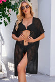 Openwork Tie Waist Cover Up - Trendsi