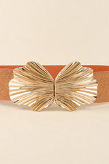Zinc Alloy Buckle Elastic Belt - Trendsi - Flyclothing LLC