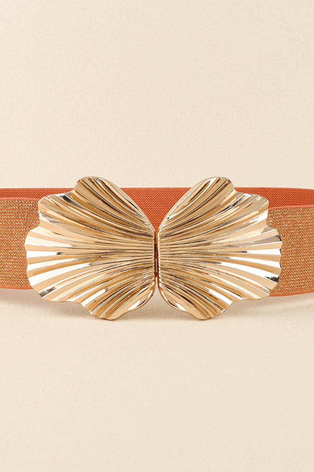 Zinc Alloy Buckle Elastic Belt - Trendsi - Flyclothing LLC