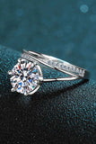 3 Carat Moissanite 6-Prong Ring - Trendsi - Flyclothing LLC