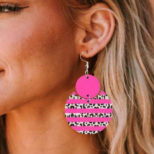 Xylem Leopard Dangle Earrings - Trendsi - Flyclothing LLC