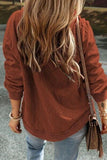 Drawstring Kangaroo Pocket Dropped Shoulder Hoodie - Trendsi