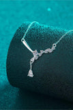 1 Carat Moissanite 925 Sterling Silver Necklace - Trendsi