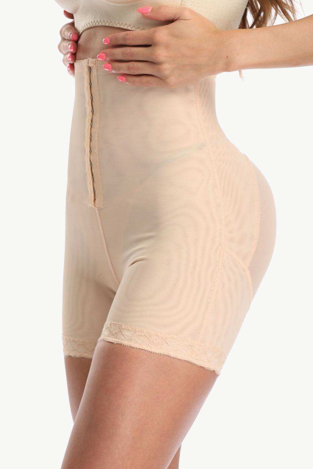 Full Size Hook-and-Eye Shaping Shorts - Trendsi - Flyclothing LLC