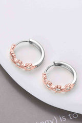 Moissanite 925 Sterling Silver Huggie Earrings - Trendsi - Flyclothing LLC