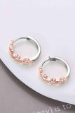 Moissanite 925 Sterling Silver Huggie Earrings - Flyclothing LLC