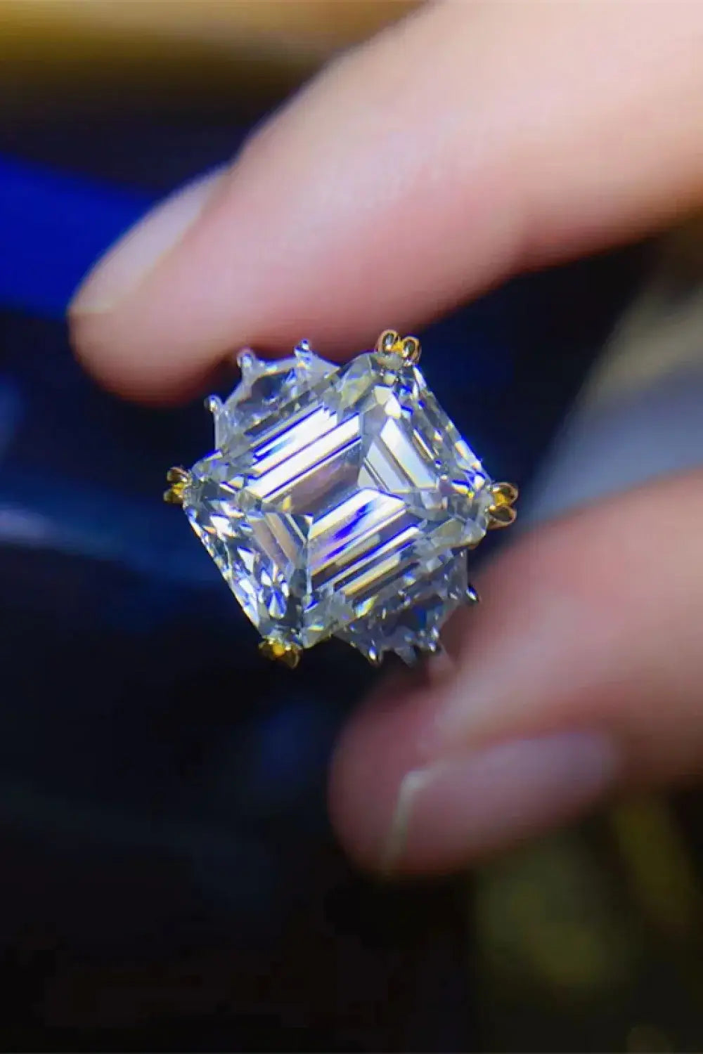 5 Carat Moissanite 925 Sterling Silver Ring - Trendsi - Flyclothing LLC
