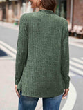 Round Neck Long Sleeve T-Shirt - Trendsi - Flyclothing LLC