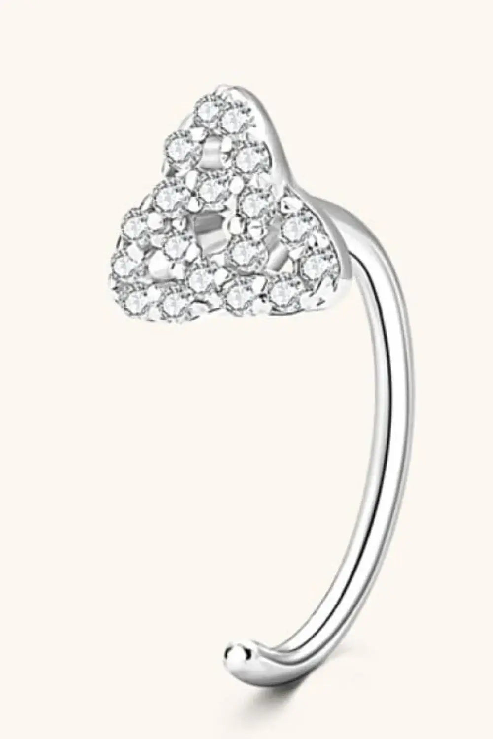 Moissanite 925 Sterling Silver Earrings - Trendsi - Flyclothing LLC