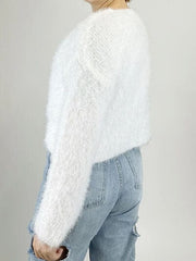 Tied Open Front Dropped Shoulder Cardigan - Flyclothing LLC