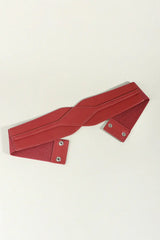 Elastic Wide PU Belt - Trendsi - Flyclothing LLC