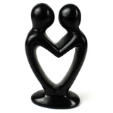 Soapstone Lovers Heart Black - 4 Inch - SMOLArt