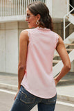 Eyelash Lace V-Neck Tank Top - Trendsi - Flyclothing LLC