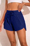 Drawstring Waist Swim Shorts - Trendsi