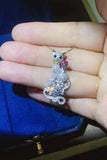 2 Carat Moissanite 925 Sterling Silver Necklace - Trendsi