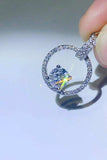 1 Carat Moissanite 925 Sterling Silver Necklace - Trendsi - Flyclothing LLC