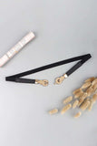 Zinc Alloy Buckle PU Leather Belt - Trendsi - Flyclothing LLC