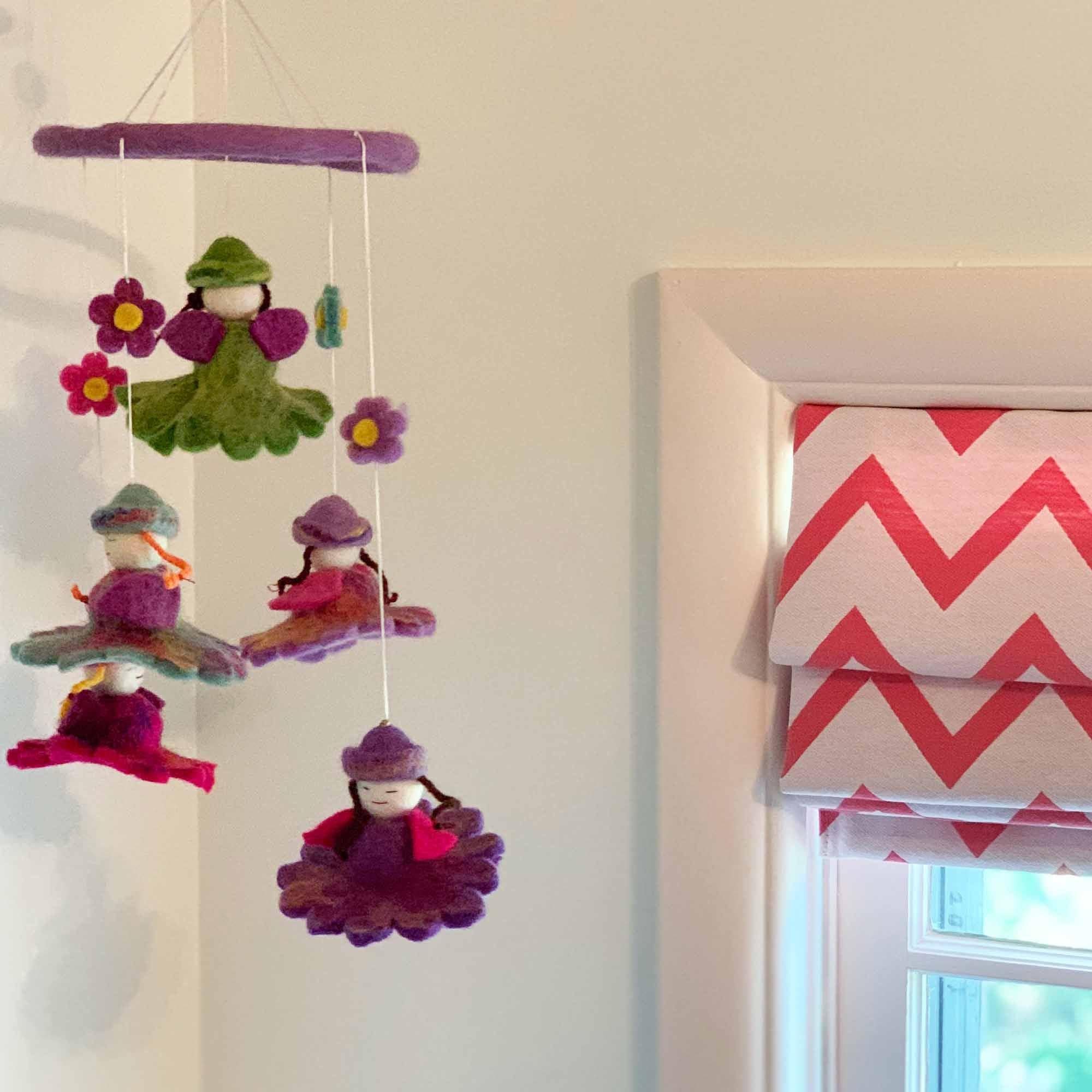 Felt Flower Fairy Mobile - Global Groove - Global Groove